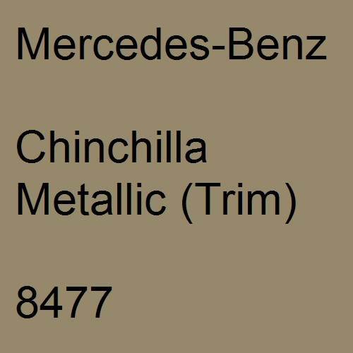 Mercedes-Benz, Chinchilla Metallic (Trim), 8477.